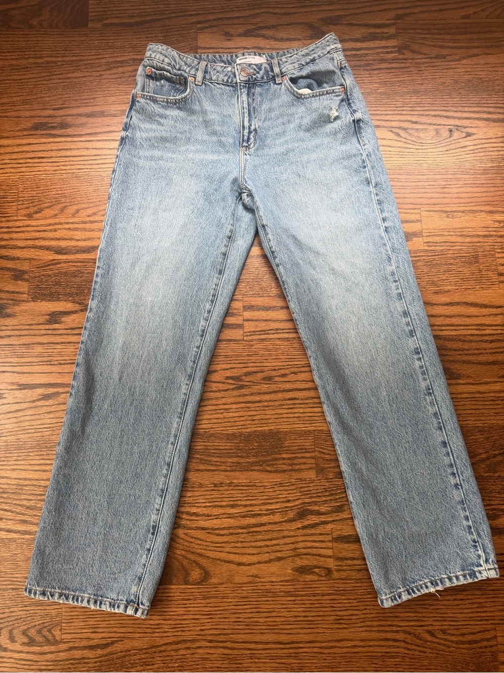 Garage Denim Slouchy Jeans in Light Wash Blue
